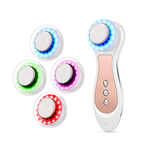 Preisvergleich Produktbild Hochfrequenz-schönheitsinstrument EMS LED Photon Gesichtsschönheitsgerät Ultraschall Dünngesichtsverjüngung Augenmassagegerät Anti-Falten-entfernung Akne Saubere Hautpflege