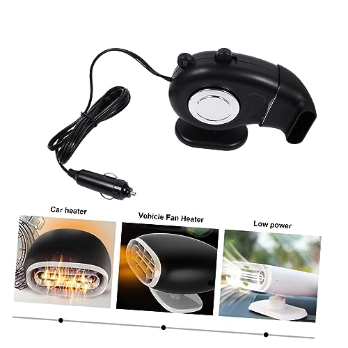 NIYANGLE 3 Pecas Aquecedor de aquecimento aquecedor do ventilador do veículo aquecedor elétrico de c