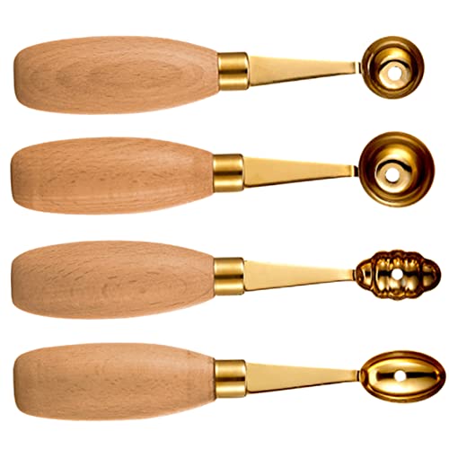 Ciieeo 4pcs Melon Maker Ergonomic Watermelon Spoon Ice Scoop for Melon and Easy to Clean Kitchen Tool