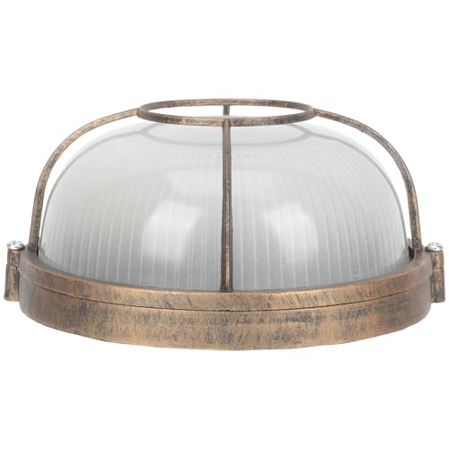 Applique murale extérieure vintage CHILDWEET luminaire rond étanche pour jardin et allée
