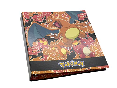 POKÉMON - Raccoglitore ad Anelli per Bambini, con Disegno di Charmander, Copertina Rigida (CyP Brands)