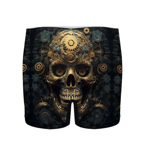 GLUDEAR Men's Funny 3D Galaxy Animal Printed Boxers Novelty Humorous Boxer Shorts Underwear2