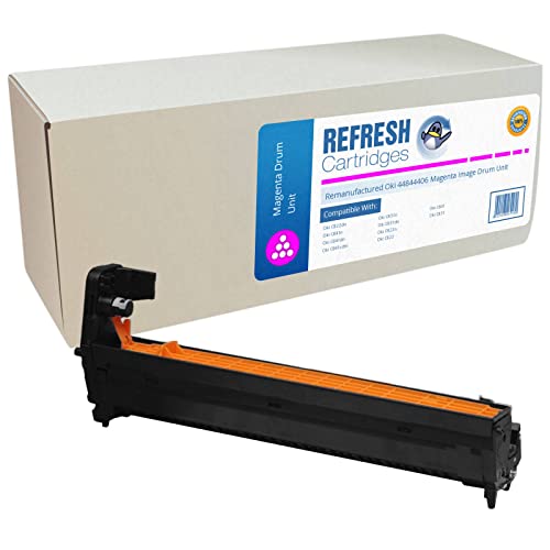 Image of Refresh Cartridges Remanufactured Replacement for OKI 44844406 (Magenta Drum)
