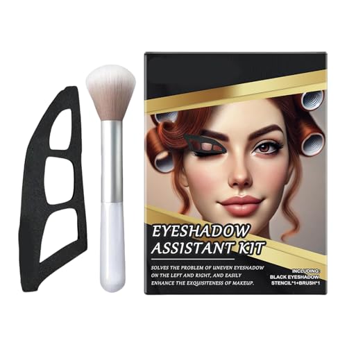 Plantillas de sombra de ojos, delineador de ojos, kit asistente de sombra de ojos, herramienta de sombra de ojos, brocha de maquillaje, aplicador de sombra de ojos