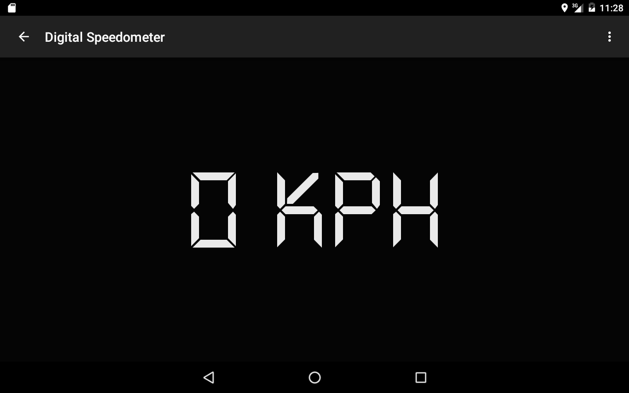 Digital Speedometer App on the Amazon Appstore