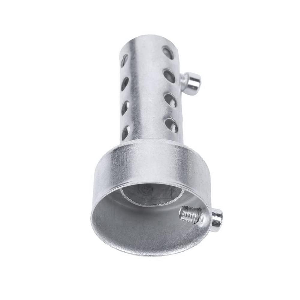 Silenziatore universale di scarico moto Baceyong, 42mm / 1.7inches; 45mm / 1.8inches; 48mm/1.9inch, argento