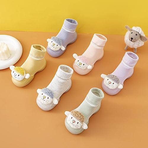 Infant Boys Girls Animal Cartoon Socks Shoes Toddler Fleece WarmThe Floor Socks Non Slip Size 2 Baby Shoes Girls3