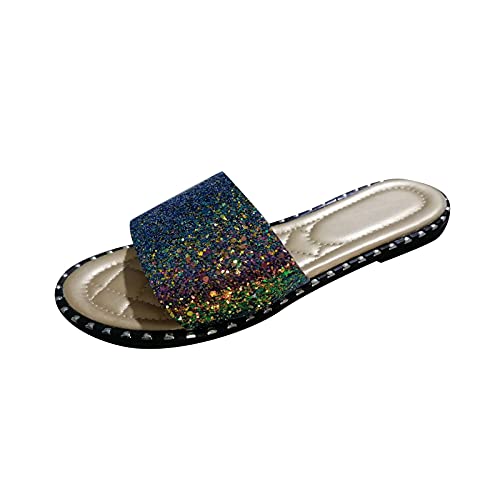 beiousalie Home Slippers Women Comfortable Anti-Slip Platform Flip Flops Roman Large Size Sandals Dress Beach Shoes