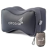 Circa Air Almohada inflable de rodilla para dormir de lado, almohada de pierna para