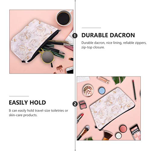 Minkissy Bolsa de Maquiagem Padrão de Abelhas Abelhas Impresso Bolsa de Higiene Pessoal Saco de Higi