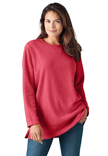 Woman Within Plus Size Sherpa Sweatshirt