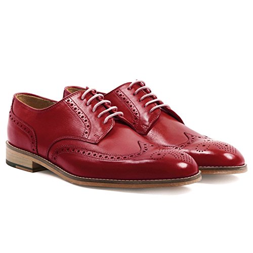 cherry red brogues