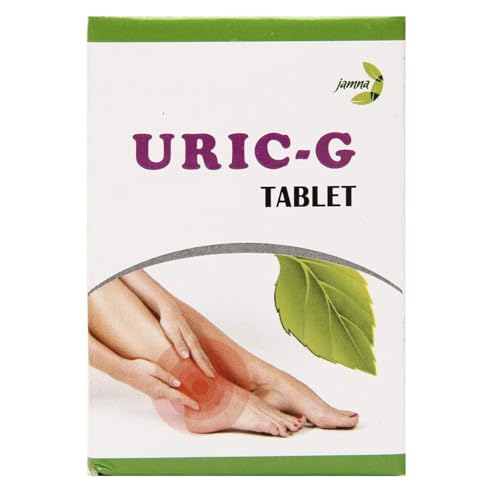 Image of Jamna Herbal Uric G Tablet - 60 Tablets (Unfalovred, 2)