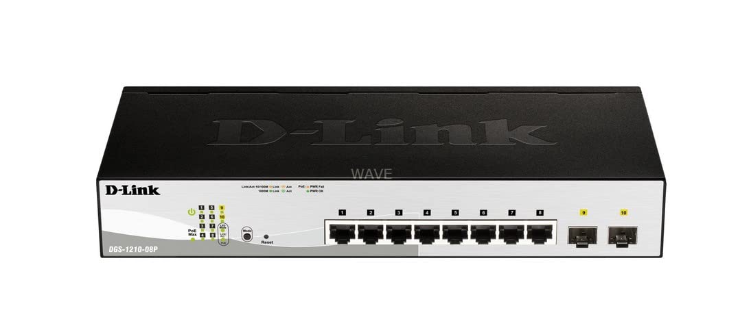 D-Link DGS-1210-10P GIGAPoE+スマートスイッチHUB DGS-1210-10P 10-Port Gigabit Smart Managed PoE Switch | D-Link