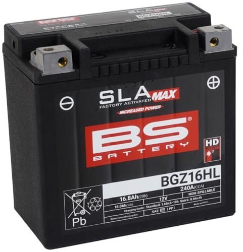 Batterie SLA BS Battery BGZ16HL pour moto de grosse cylindrée