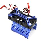 RC Toys Models For Axial For SCX10 For Traxxas For TRX4 For Tamiya 1/8 1/10 RC Car 540 550 3650 3660 3670 Motor Heat Sink Cooling Fan 36mm Motor(Blue)