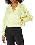 PUMA womens Iconic T7 Woven Track windbreaker jackets, Yellow Pear, Medium US