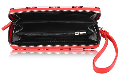 Disney Minnie Mouse Wallet Women - PU Leather Wristlet Wallets for Women - Mickey Mouse Minnie Mouse Wristlet Wallet3