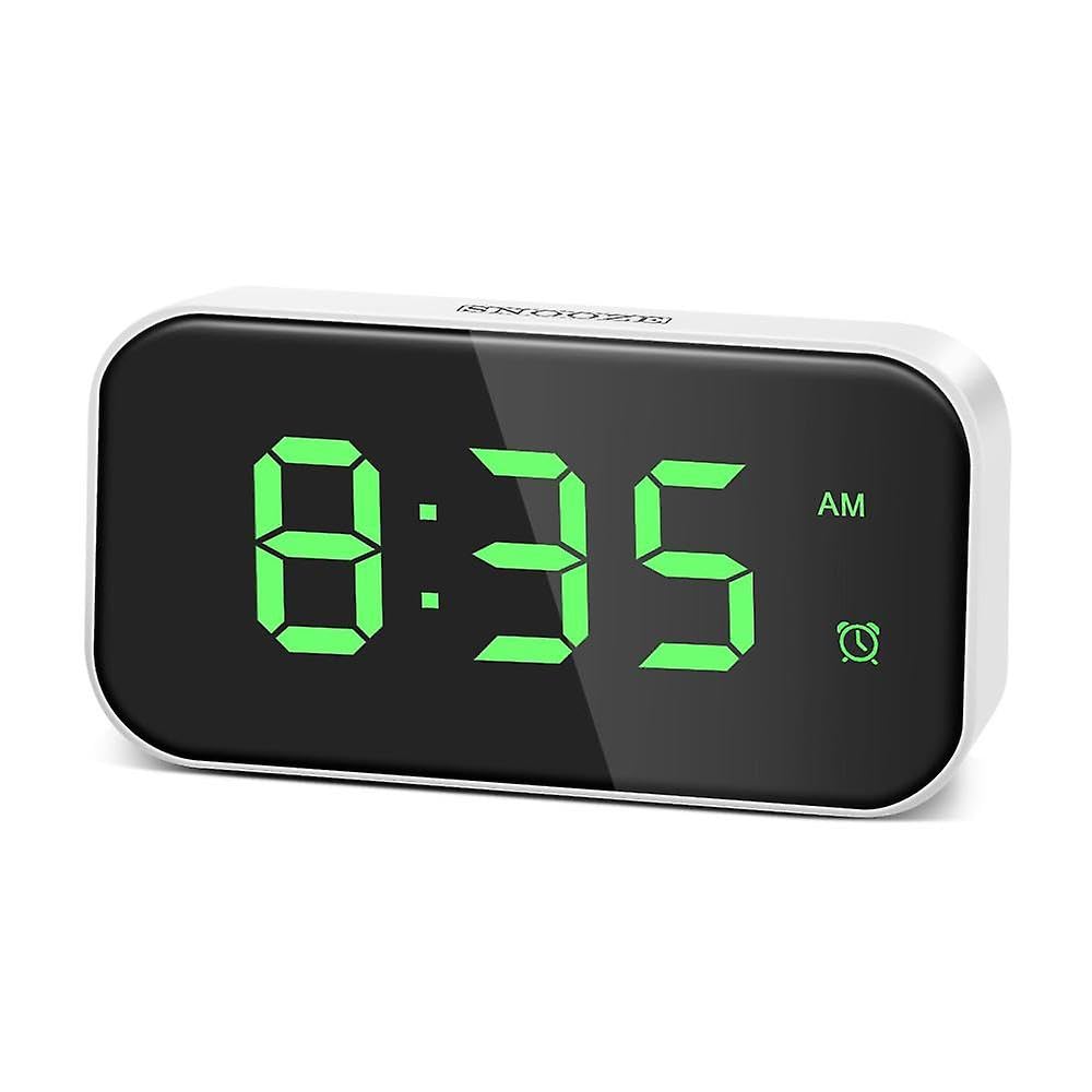 JOYHAPPST Led Alarm Clock Digital Desk Clock Electronic Clock Usb Chargers Snooze Function Clock Home Decor (