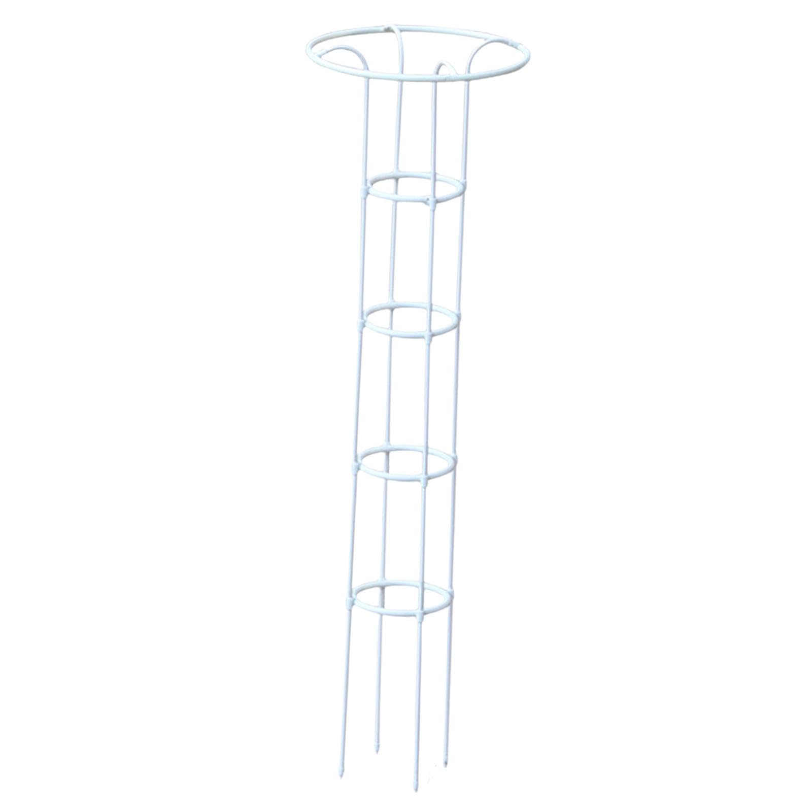 Enrejado para Plantas Soporte Decorativo para Enredaderas Material Resistente Fácil Instalación Adecuado para Jardines Macetones Y en, Blanco, 160 Centímetros