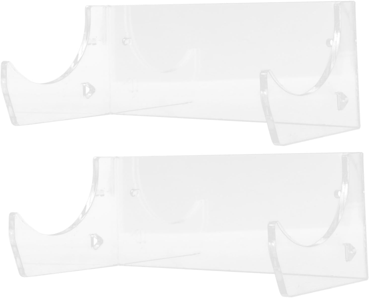 Mikinona 8pcs Rolling Pin Display Mount Holder Acrylic Kitchen Storage Rack Space-saving Modern Design