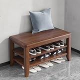 on d'entrée multifonctionnelle : Ce grand meuble à chaussures polyvalent fait à la fois office de banc élégant et de rangement pratique. Profitez d'une assise confortable pour enfiler et retirer vos chaussures facilement. Son rangement multicouche ingénieux maintient votre entrée propre et bien rangée, ce qui en fait un ajout indispensable à tout couloir ou vestibule.