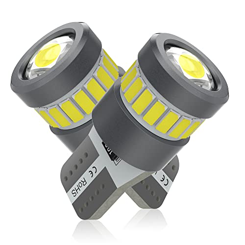 BEAMFLY T10 W5W Ampoules LED avec Canbus, Lampes de Lecture Plaque D'immatriculation Voiture, 12V, 6000K Blanc, Gris Cover
