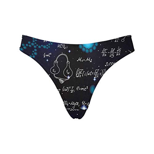 InterestPrint Formulas DNA Molecules Chemical Equations Women's Classic Panties Low Waist Stretchy Thongs Underwear S InterestPrint Formulas DNA Molecules Chemical Equations Women's Classic Panties Low Waist Stretchy Thongs Underwear S