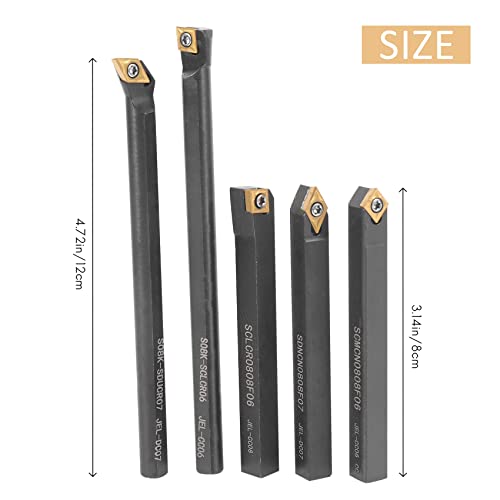 NISHZHU 8mm Shank Indexable Lathe Turning Tool Holder with CCMT060204 DCMT070204 Carbide Inserts for CNC Machine 4 NISHZHU 8mm Shank Indexable Lathe Turning Tool Holder with CCMT060204 DCMT070204 Carbide Inserts for CNC Machine - Image 4