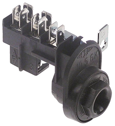 Animo Morsetto di alimentazione per A200 W, FC-GL-2 x 40, WKS, WKT-D-5n-VA, PBD, connettore piatto 6,3 mm, connettore a vite a 3 poli, 16 A, 2,5 mm²