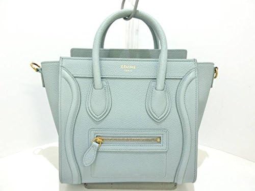 Amazon Co Jp セリーヌ Celine トートバッグ ラゲージナノショッパー クラウド ライトブルー 実際は もう少し黄色みの強いお 色でございます 168243aql 05ld 中古 シューズ バッグ