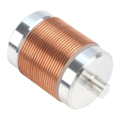 Alanmoship Bobina de inducción 40M M10, para Pac-12 JPC-7 Antena de onda corta 150 W Plata cobre Recepción Loop Portátil Ham Radio Accesorio 6.5x4cm