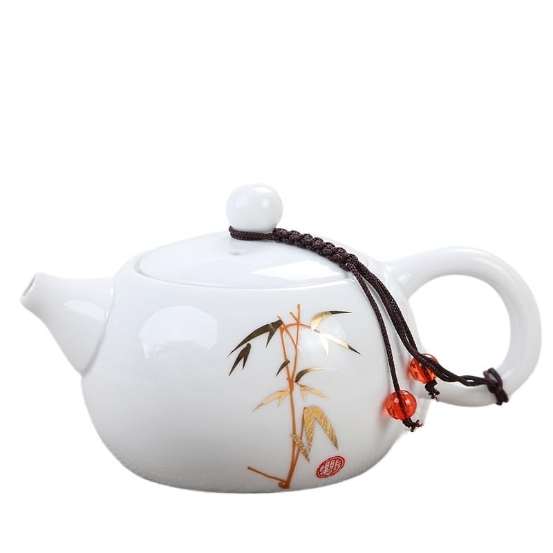 Teiera cinese in ceramica viola con sabbia, teiera retrò, accessori per la cerimonia del tè cinese, articoli per la casa, teiera in porcellana filtrata, set da tè da 180 ml (14x7,5 cm, 180 ml)
