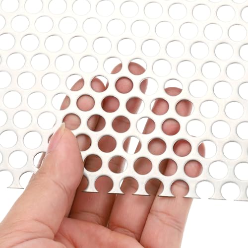 Tôles perforées de ventilation plaque métallique inox 304 PATIKIL 2Pcs - 5