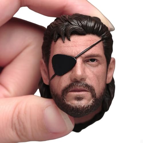 Tête figurine 1/6 sculptée avec soin pour corps Phicen TBL, réalisme tough guy borgne