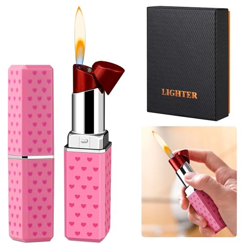 Encendedor Labial Recargable Butano Rojo miniatura 1