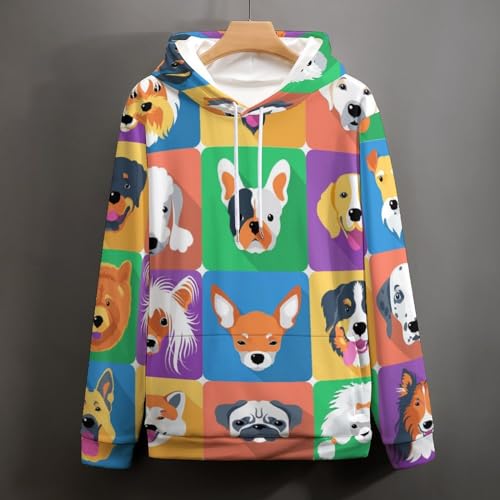 Sweat à capuche chiens en dessin animé UMENG imprimé original S