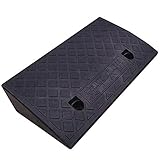 GRIFF SCHWERE LASTEN: Die Größe der Bordsteinrampe beträgt 50x28x8cm, die bis zu 500 kg Gewicht tragen kann. Die starke Tragfähigkeit der Hochleistungs-Rampe kann problemlos Rollstühle, Fahrzeuge, Trolleys, Einräder, Fahrräder, Motorroller, Motorräder und Lastwagen schieben. Zur nächsten Höhe.