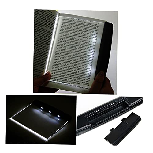 Toozoon 3Pcs Book Light Led Reading Light Night Light Book Family Study Light Eye Care Reading Lamp Portable Bookmark Light For Reading In Bed, Car (Black+White+Pink) #TOP2