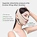 kanuoc V Line Lifting Mask, Adjustable Chin Strap for Sleeping, Jaw Exerciser Face Lift Prevent Sagging, Chin and Cheek Lifting Bandage for V Face Lift (21-27in, Champagne)