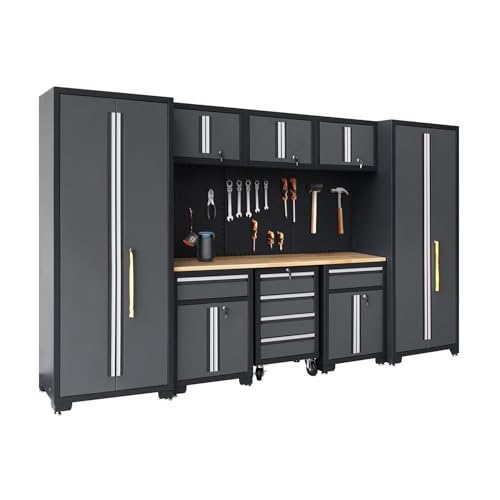 HPDMC Garage Storage Cabinet System 9-Pcs...