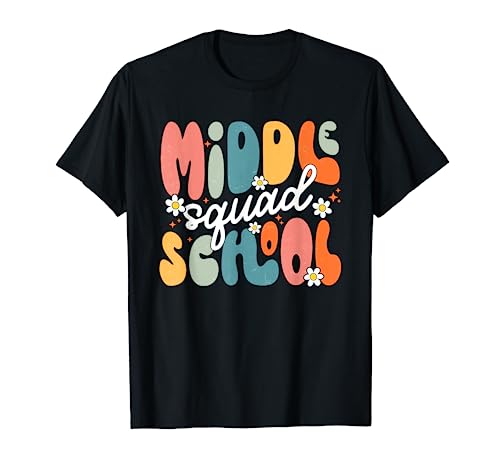 Middle School Squad Retour à l'école Cadeaux pour les enseignants d'enfants T-Shirt