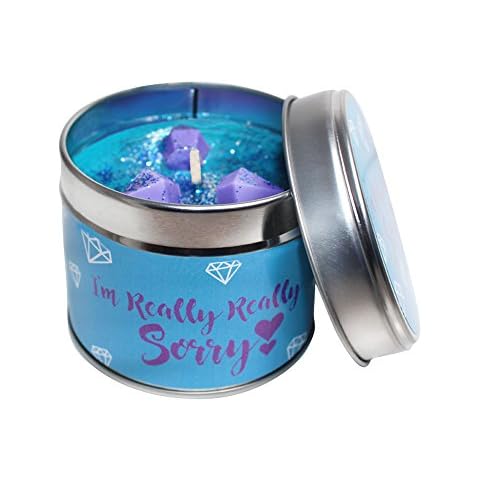 I'm Really Really Sorry Handmade Scented Soya Candle Tin - Made To Order/Handmade Cover