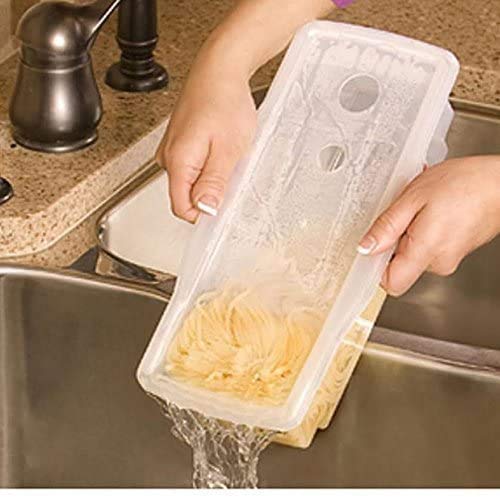 Fasta Pasta Microwave Pasta Cooker, 2 Pack - The Original No Mess, Sticking Or Waiting For Boil #TOP3