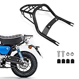 Stabile e sicuro: Questo portapacchi per sedile posteriore ha un'area di guida a mano che fornisce anche una presa stabile per i passeggeri posteriori per migliorare la sicurezza di guida. Il portapacchi per moto non solo può aggiornare l'aspetto delle moto, ma anche economico e pratico.