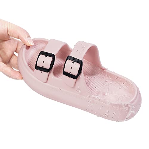 Kvbabby Cloud Sandals For Kids Double Buckle Adjustable Slides Girls Boys Thick Sole Slippers Shower Cushion Anti-Slip thumb #5