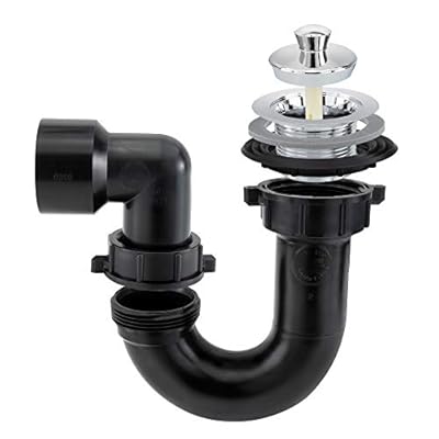 RecPro RV Shower Drain P Trap | RV Plumbing | RV Shower P Trap | RV Plumbing Drain and Trap