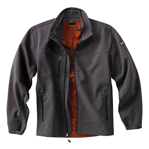 DRI Duck Adult Motion Soft Shell Jacket, CHRCL, Large Charcoal