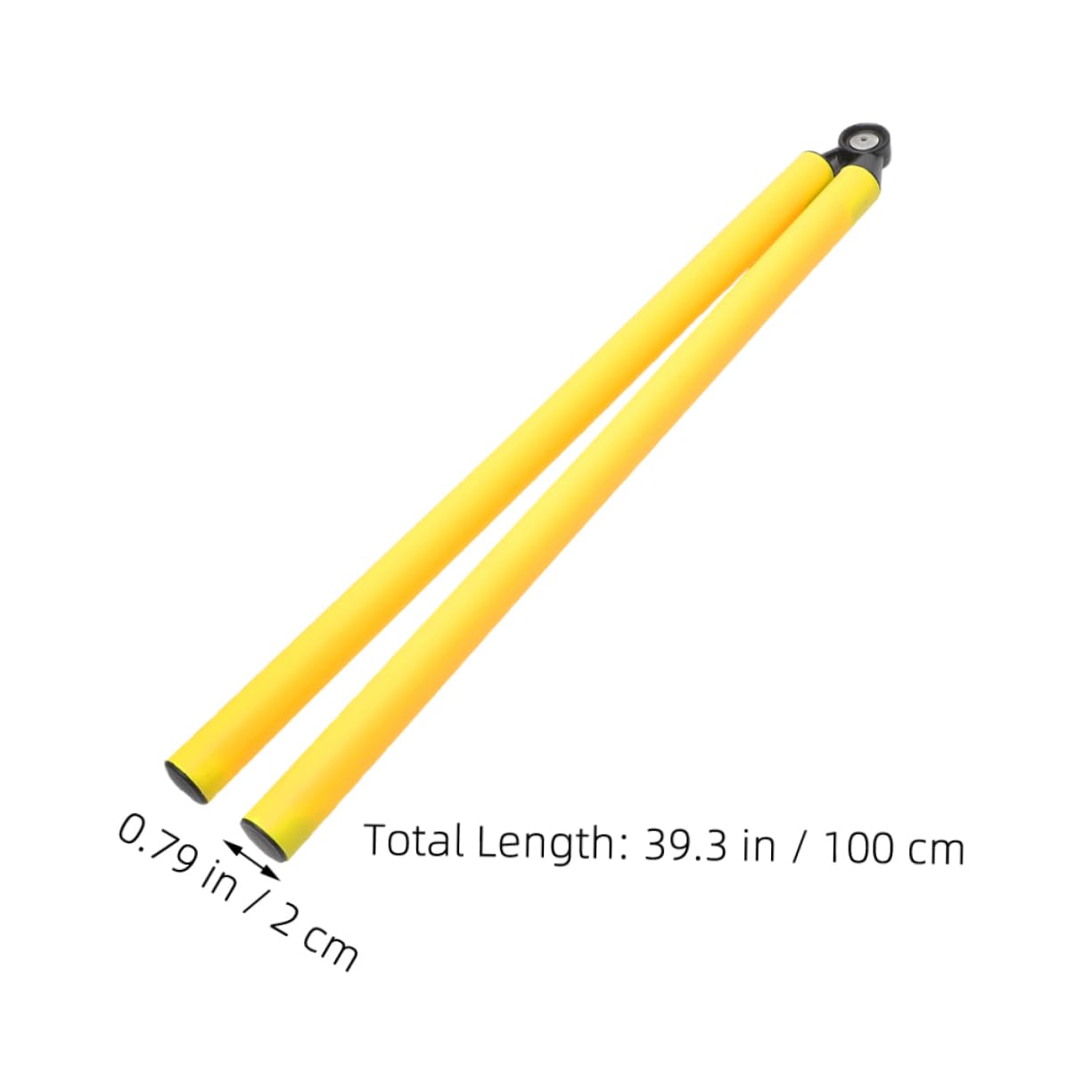 balacoo 3pcs Detachable Agility Poles Sports Training Lightweight Markers with Nonslip Base for Basketball Soccer Drills Easy Setup and Convenient Storage