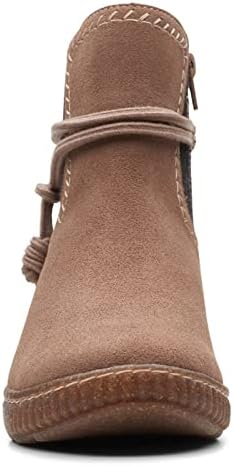 Clarks Women's Caroline Lily Mid Calf Boot, Pebble Suede, 9 | Image 2